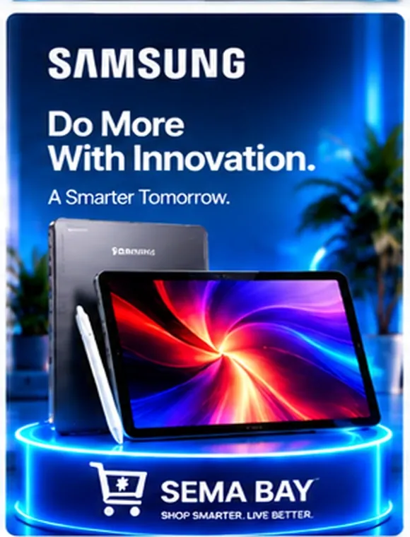 Samsung tablets SEMA BAY advertisement
