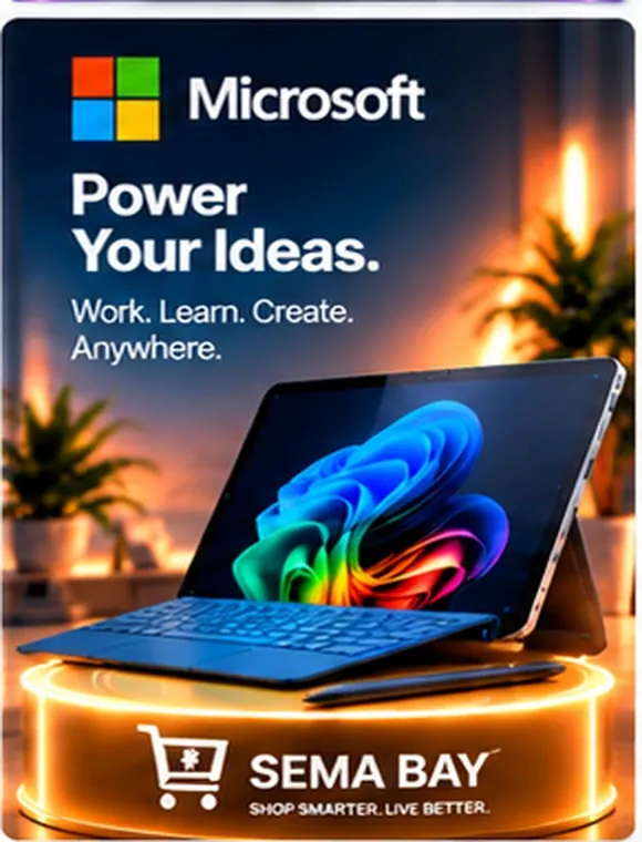 Microsoft tablets SEMA BAY advertisement