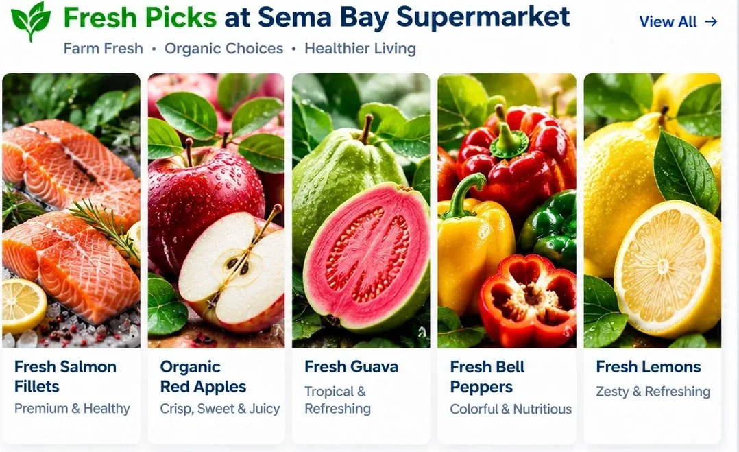 Fresh Picks at Sema Bay Supermarket
