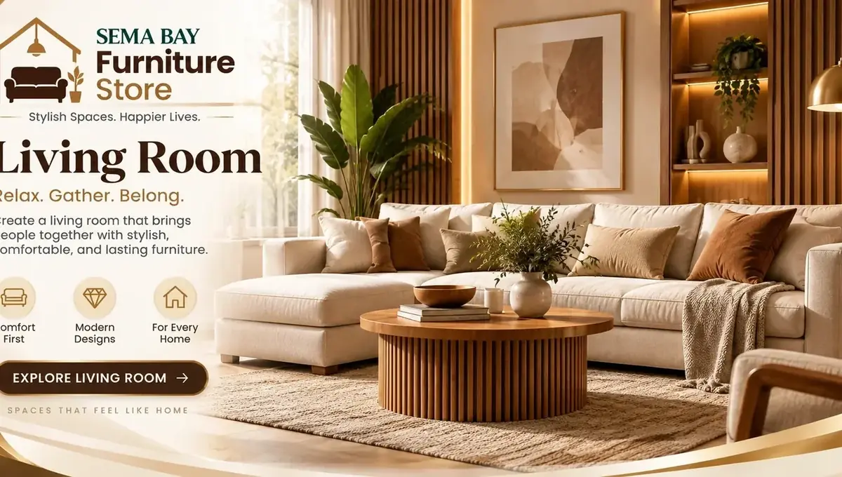 Classic warm living room collection