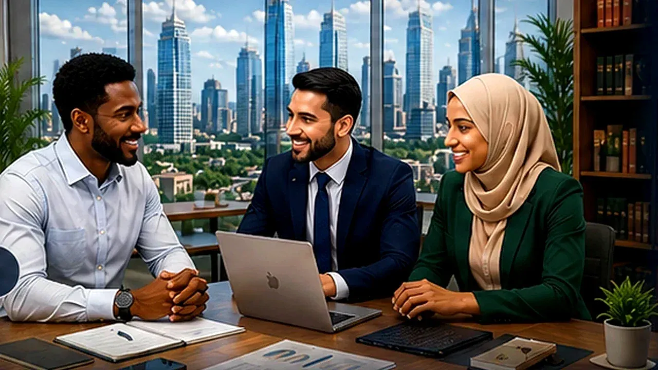 Professional business formation consultation in a bright office