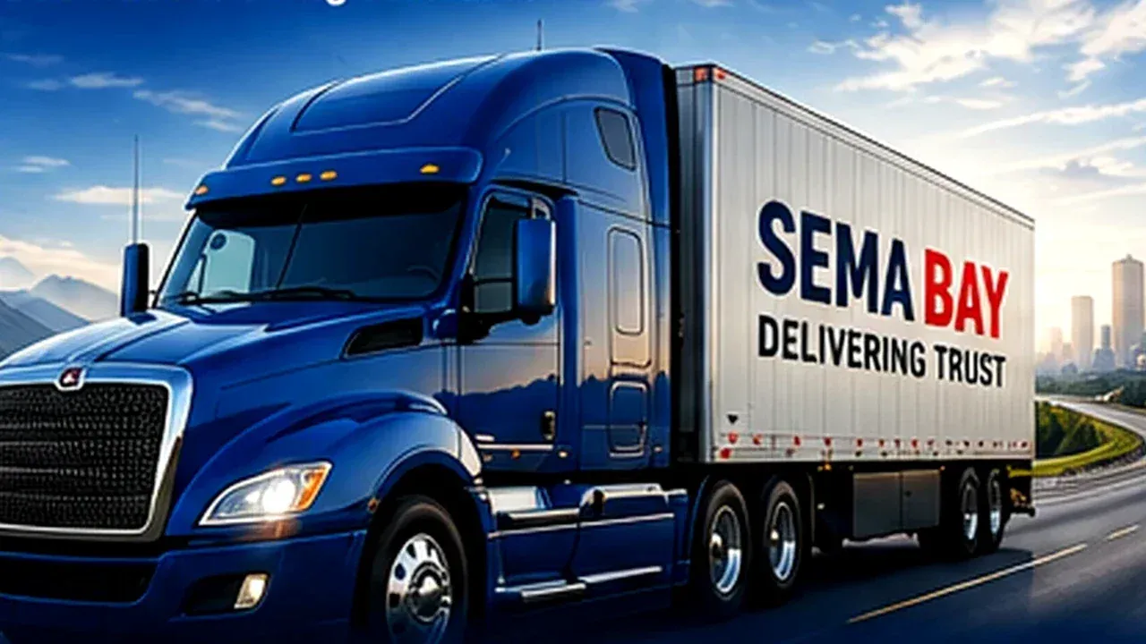 SEMA BAY nationwide freight transportation truck